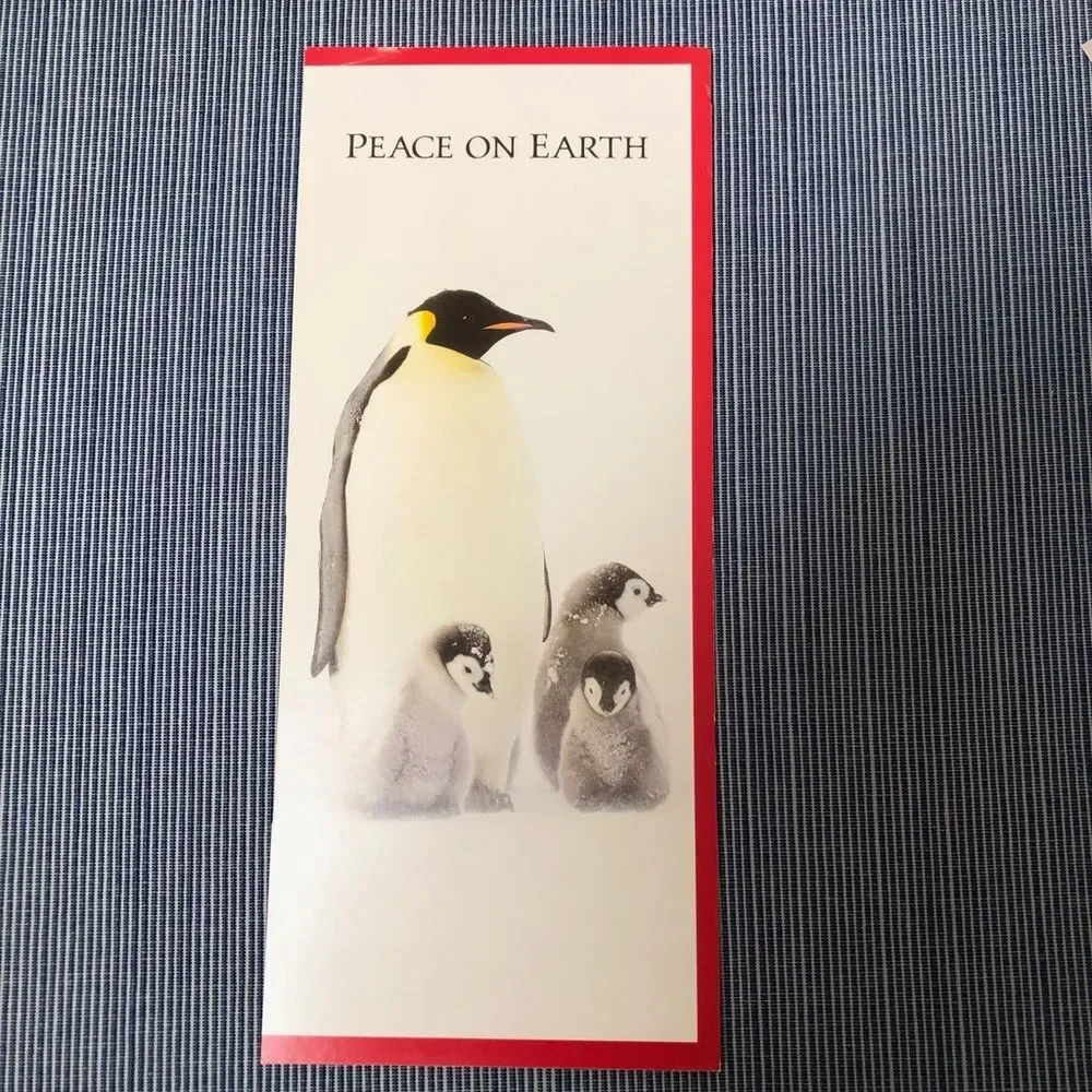 Five (5) World Wildlife Fund Christmas Cards